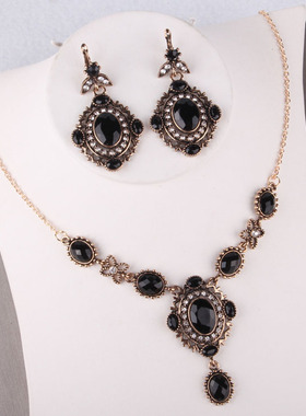 项链耳环两件套婚纱旗袍礼服配饰