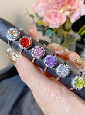 轻奢风高级感戒指女开口可调节