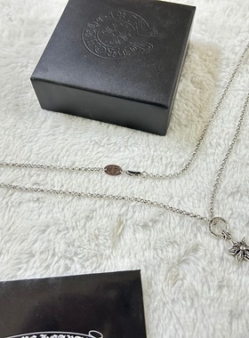 2025做旧款式六角星项链泰银男女情侣毛衣链美式嘻哈潮牌复古饰品