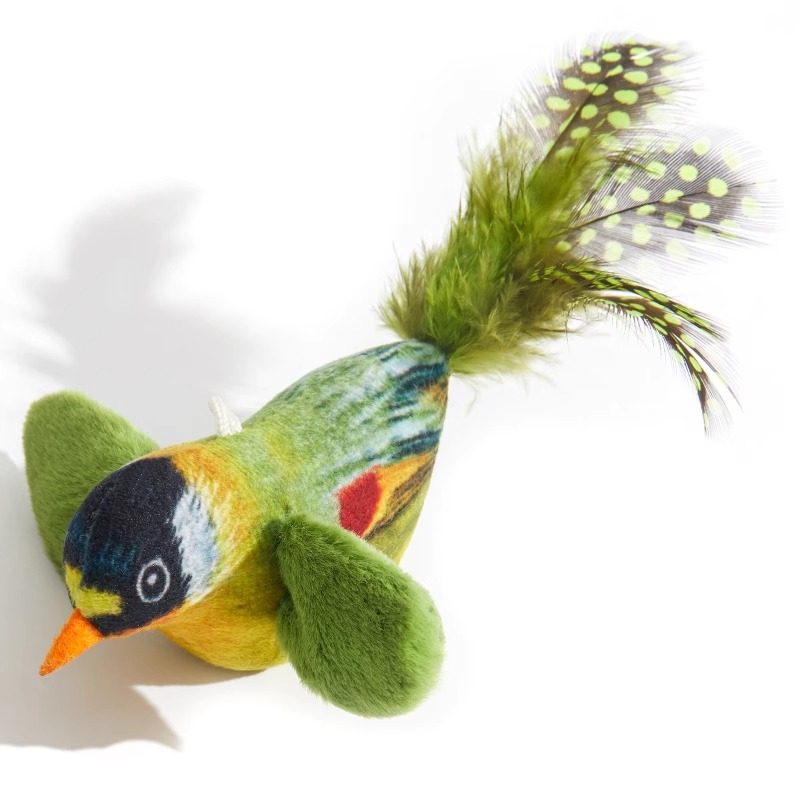 猫咪玩具逗猫棒耐抓耐咬仿真会叫小鸟猫玩具自嗨解闷神器宠物用品,淘宝优惠券,粉丝福利购,淘宝优惠卷