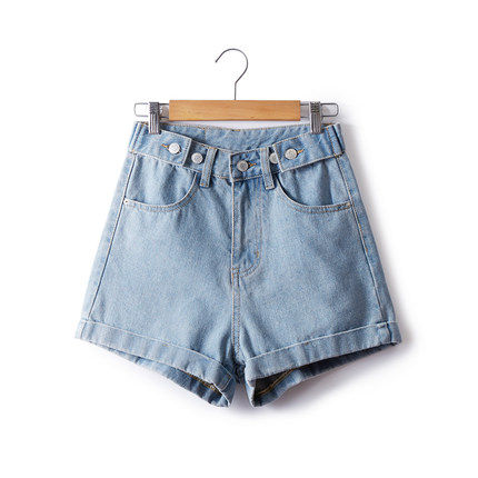 高腰牛仔2020夏季新款韩版宽松短裤 杜凡尔顿牛仔裤