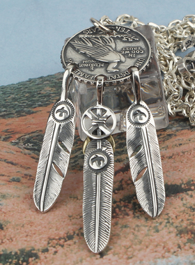 高桥复古潮流个性男女搭配毛衣链