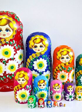 俄罗斯套娃15层纯手绘环保椴木