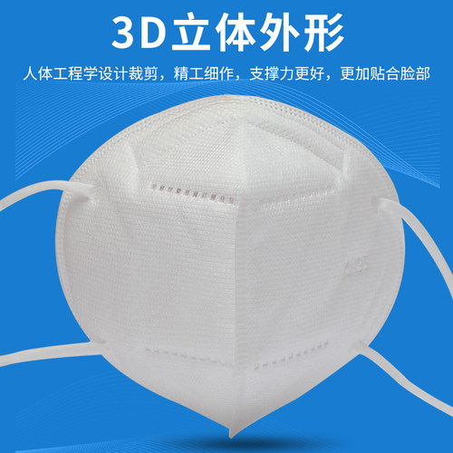 现货KN95防尘口罩工业粉尘灰口鼻面透气打磨装修防护面具霾一次性 - 图2