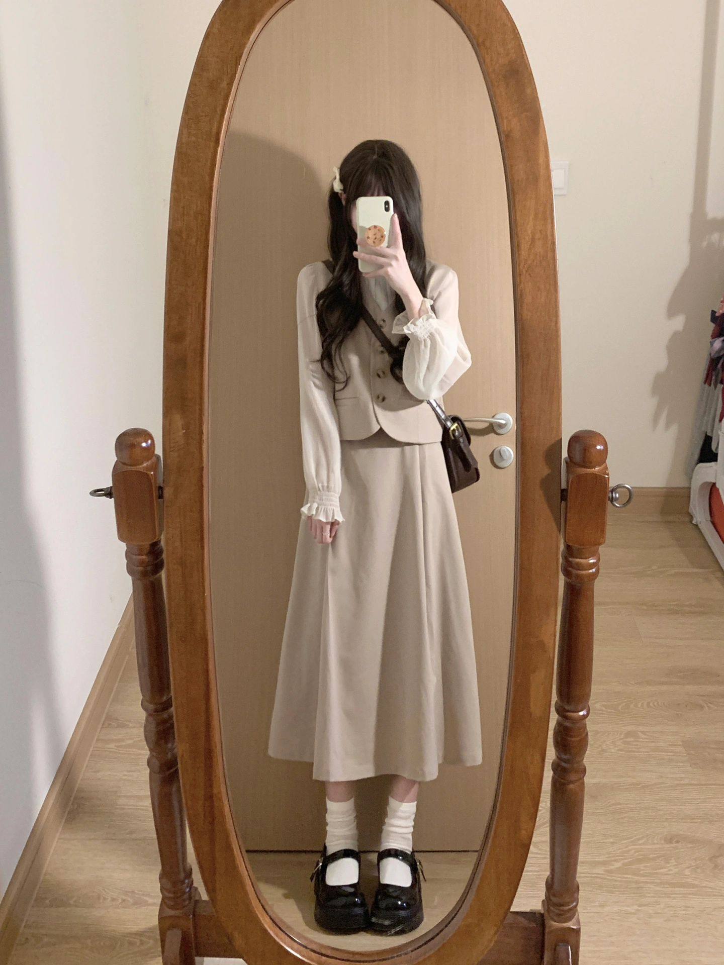 秋装搭配一整套时尚套装女西装马甲叠穿衬衫半身裙职业三件套高级,淘宝优惠券,粉丝福利购,淘宝优惠卷