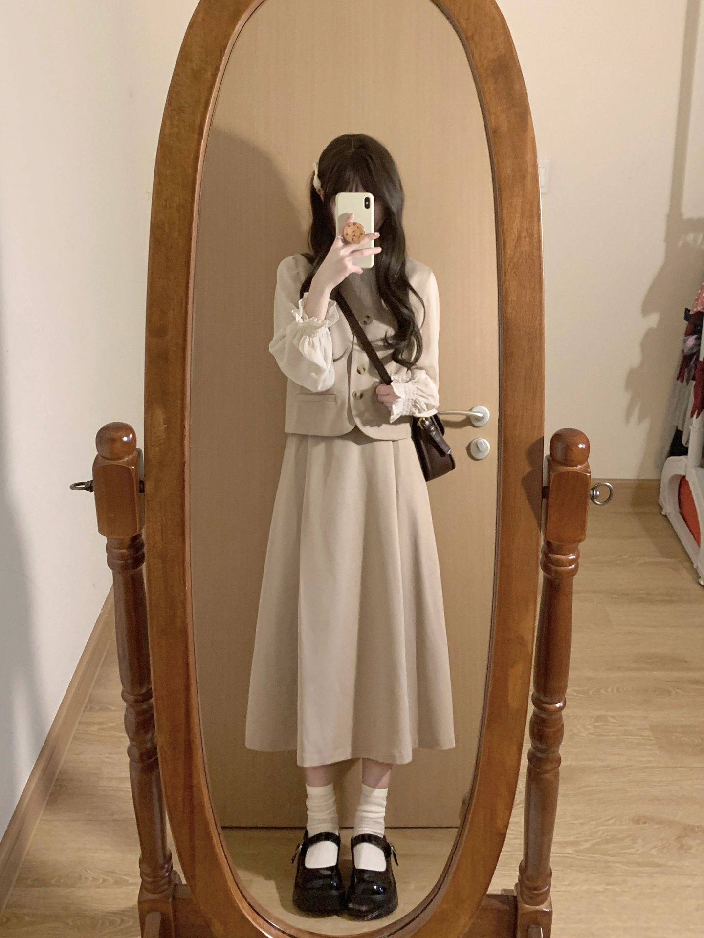 秋装搭配一整套时尚套装女西装马甲叠穿衬衫半身裙职业三件套高级,淘宝优惠券,粉丝福利购,淘宝优惠卷