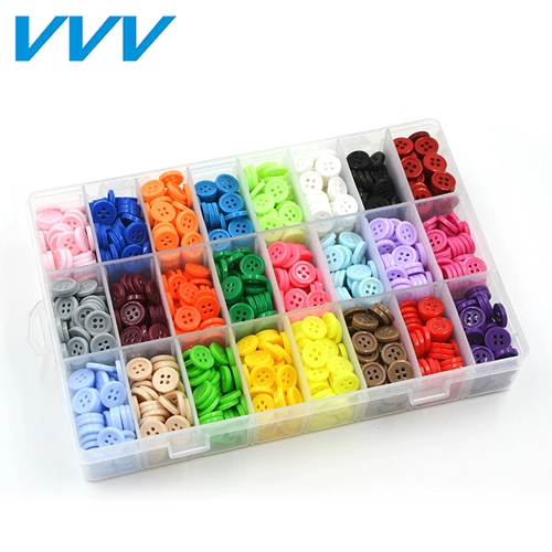 VVV смола конфеты цветные кнопки