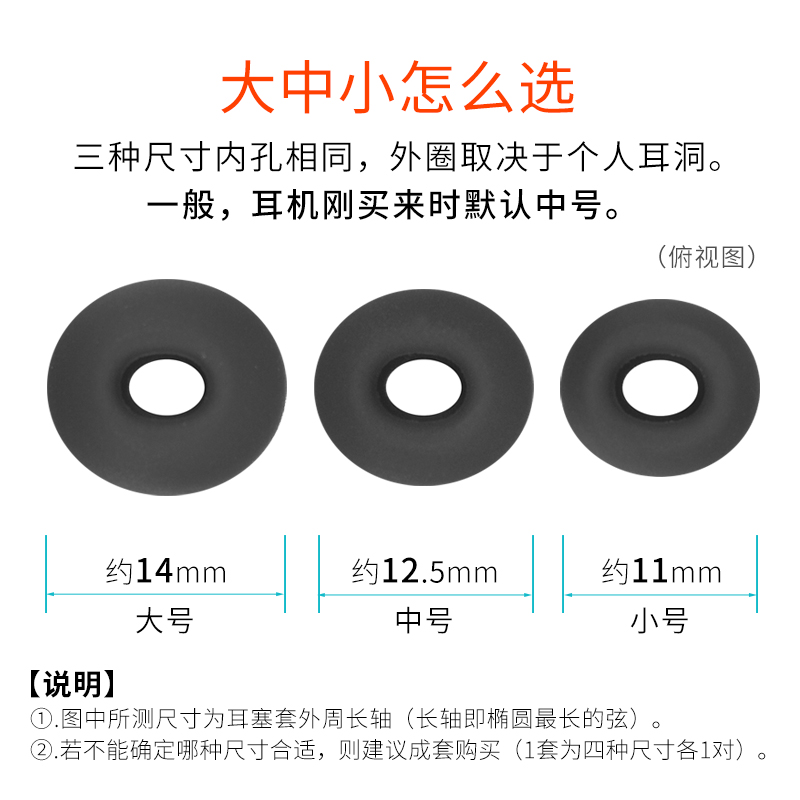 适用漫步者LolliPods Pro耳机套Lolli Pro 2耳塞套硅胶帽替换配件 - 图2