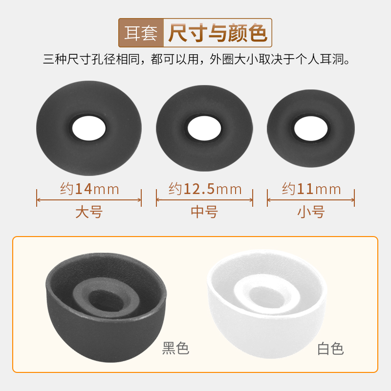 适用NANK南卡A2主动降噪真无线蓝牙耳机套ANC耳塞耳帽硅胶套配件 - 图2