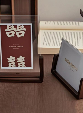 高级感实木相框摆台洗照片打印