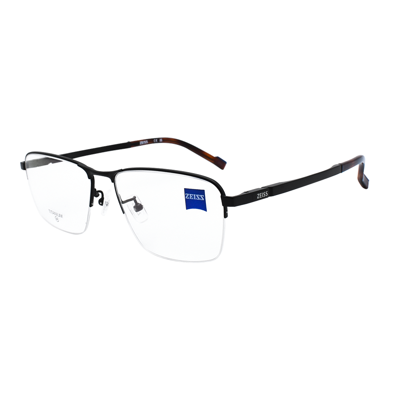 德国蔡司眼镜框超轻纯钛方框近视镜架亚洲版男款可配镜ZS22122LB
