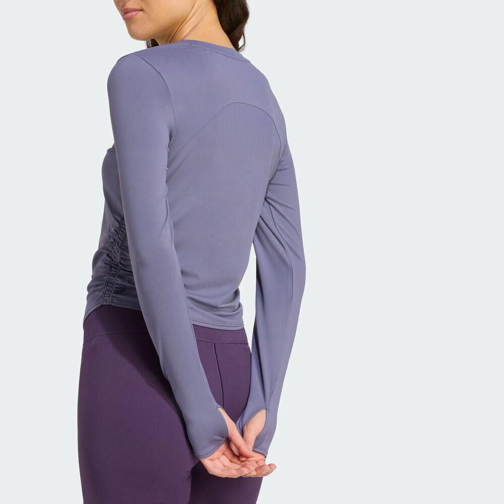 adidas阿迪达斯女子运动训练健身圆领长袖T恤KC2449,淘宝优惠券,粉丝福利购,淘宝优惠卷