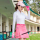 Korean style sports short skirt, anti-exposure tennis skirt, pleated skirt