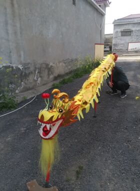儿童舞龙幼儿园跳舞龙头龙尾道具