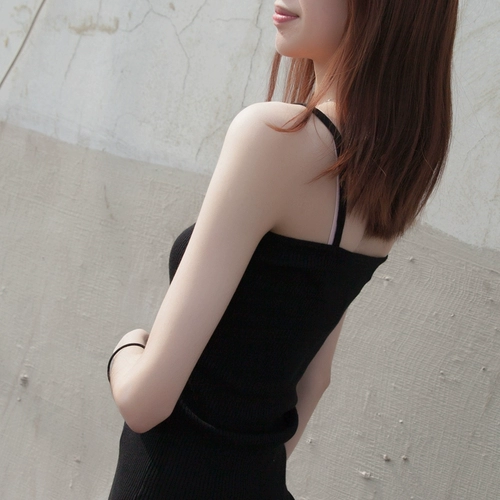 Летний трикотажный бюстгальтер-топ, облегающий крой, по фигуре, в корейском стиле, эффект подтяжки