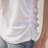 韩莉歌 Летняя трикотажная майка топ без рукавов, по фигуре, эффект подтяжки, в корейском стиле