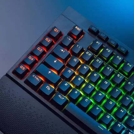 Thunder KL6104 Hot Plug -IN Механическая клавиатура Беспроводная Bluetooth Трехмодная чайная вала e -Sports Game