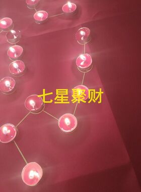 聚财转大运调整运势北斗七星阵法灯图道家家用招米聚财阵灯图招财