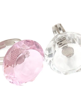 纹身纹绣色料戒指杯 盒装胶水戒指托 嫁接睫毛水晶戒指