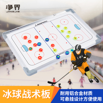 Ice Hockey Tactical Board Aluminum Alloy Tactical Board Hockey Game Drills Tactical Board Professional Coaches Special Tactical Board