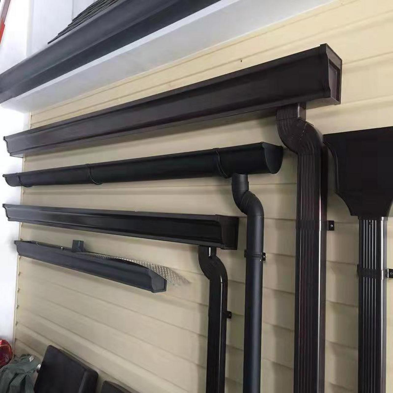 铝合金天沟雨水管雨水槽方形管阳光房水槽成品天沟下水管檐沟 - 图2