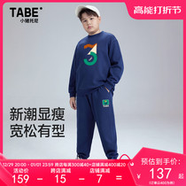 Piggy Tony TABE LONG SLEEVE SUIT SPRING AUTUMN SPORTS FAT BOY CLOTHING PLUS FATTENING UP EASY SUIT NEW TREND