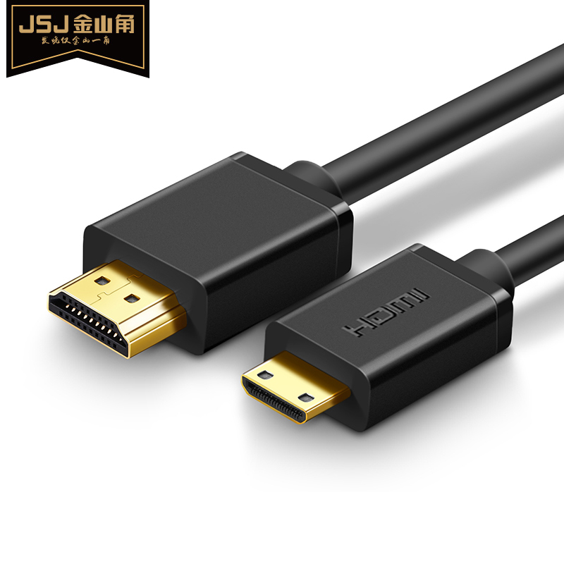 佳能尼康单反相机HDMI OUT视频输出线大小头视频直播监视器采集卡小转大mini HDMI转HDMI高清4k便携式显示器-图2