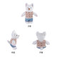 Gabriel, doll ຫມາງາມ, ຫມາຫນ້າຮັກ, ຂອງຫຼິ້ນ plush ອຸດົມສົມບູນ, ຂອງຂວັນສໍາລັບເດັກນ້ອຍຊາຍແລະເດັກຍິງ, companion ແລະການປິ່ນປົວ