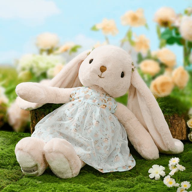 Gabriel Rabbit Plush Doll ນຸ່ງເສື້ອກະໂປງ Rabbit Companion Toy Cute Anniversary Gift for Women
