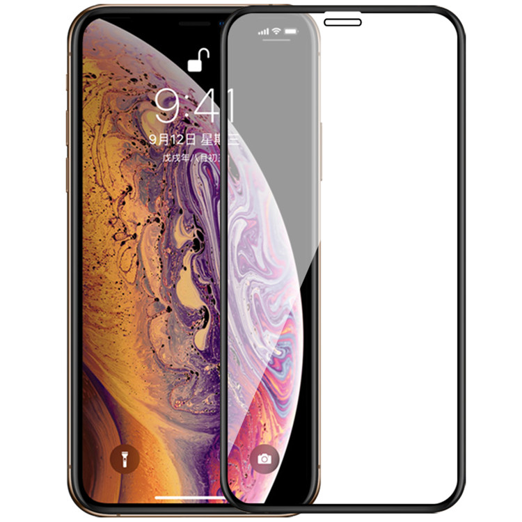 适用iPhoneXsmax屏幕膜钢化膜glass se2手机贴膜螢幕保護透明曲面-图3