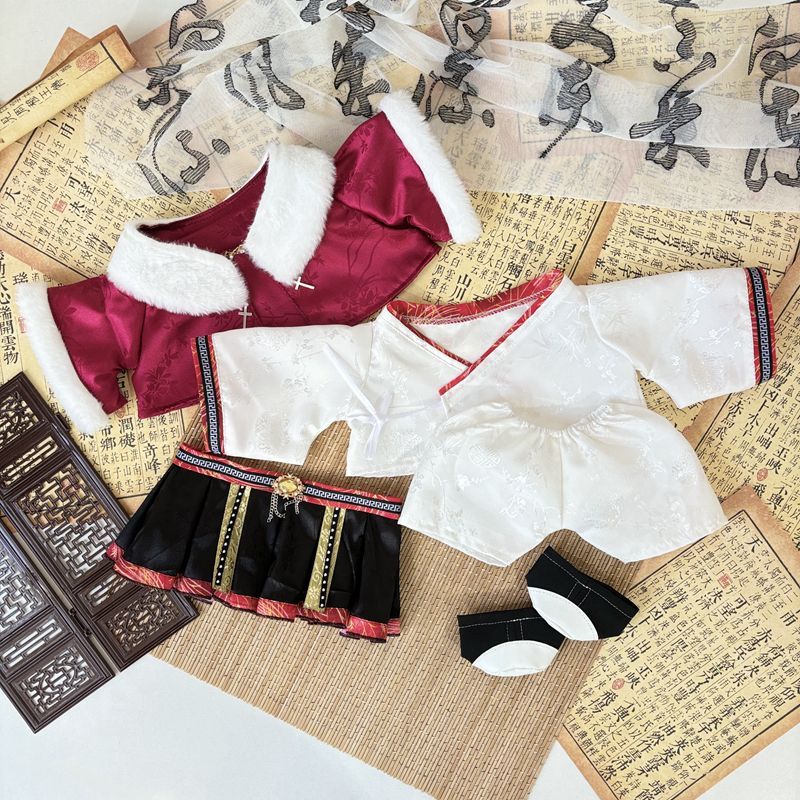 策策虎烟雨海棠20cm40cm棉花娃娃衣坐体一番赏替换无属性玩偶衣服 - 图3