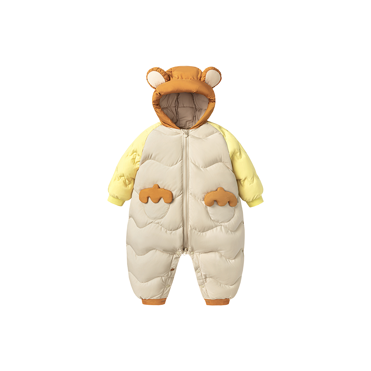 【三防】迷你巴拉巴拉宝宝羽绒连体衣婴儿爬服加厚保暖2025秋新品 - 图3