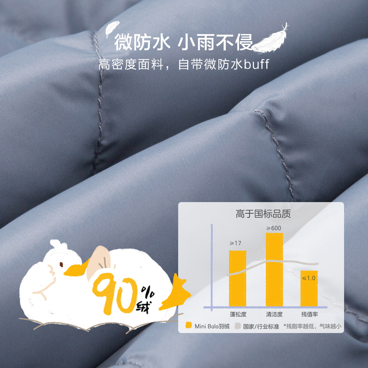 迷你巴拉巴拉儿童加绒裤子羽绒裤 minibalabala裤子