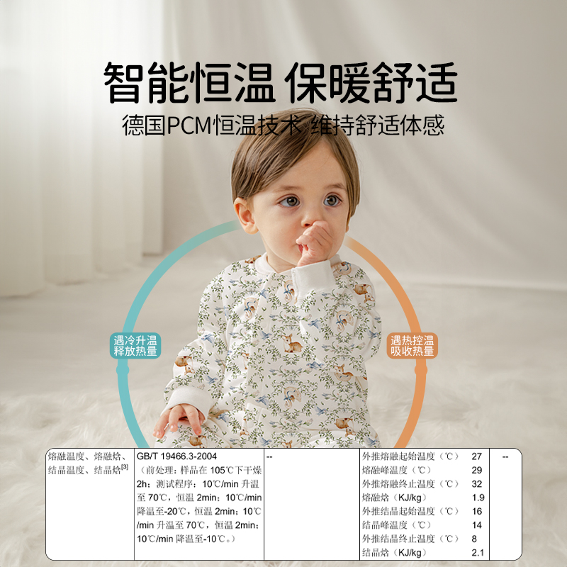 欧孕婴儿秋冬夹棉连体衣保暖男女宝宝衣服冬季哈衣纯棉外出爬爬服