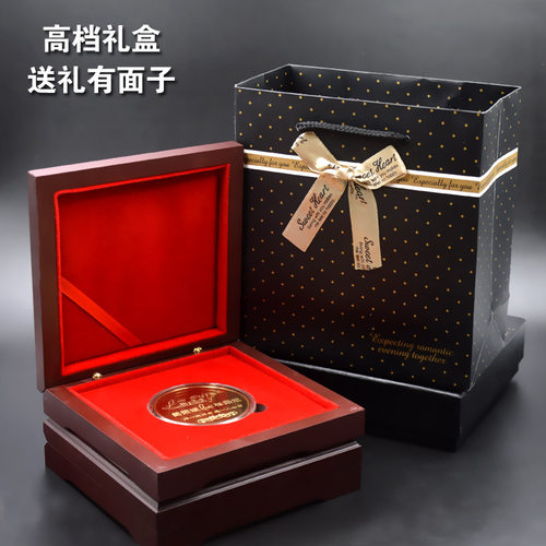 创意礼品女生实用生日礼物送女友男友圣诞节老公老婆周年纪念金币 - 图3