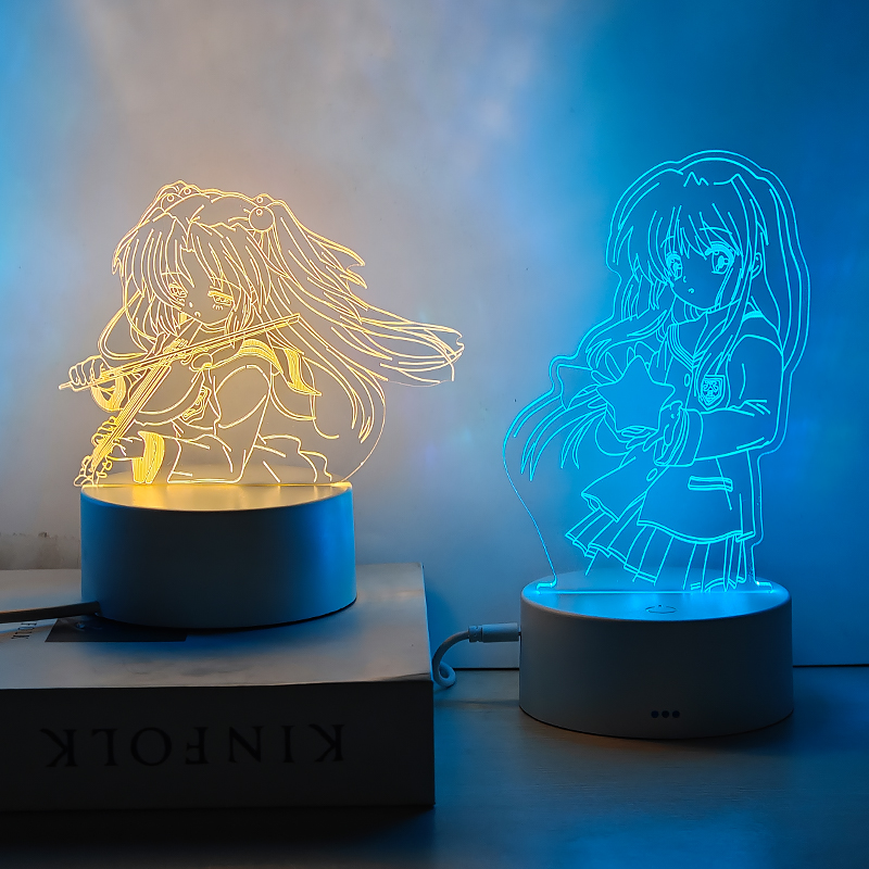 CLANNAD动漫游戏周边古河渚手办装饰摆件氛围小夜灯送男生礼物女 - 图1