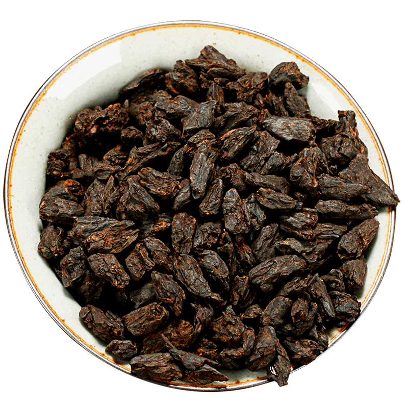 茶化石碎银子茶 普洱茶熟茶1kg糯米香散茶老茶古树老茶头2斤云南 - 图3