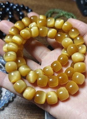 天然橄榄石蓝虎眼金虎眼蓝虎眼海蓝宝白水晶手串男女手链圆珠