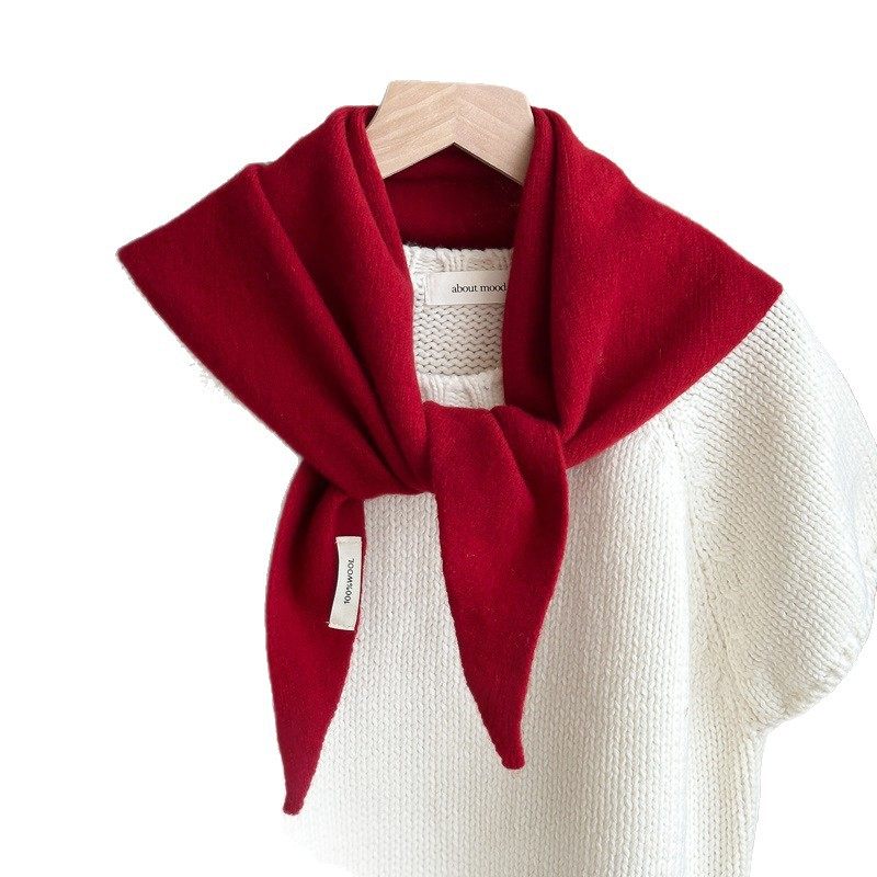 2025新款100%纯羊毛秋冬针织三角巾女多功能小围巾保暖护颈披肩,淘宝优惠券,粉丝福利购,淘宝优惠卷