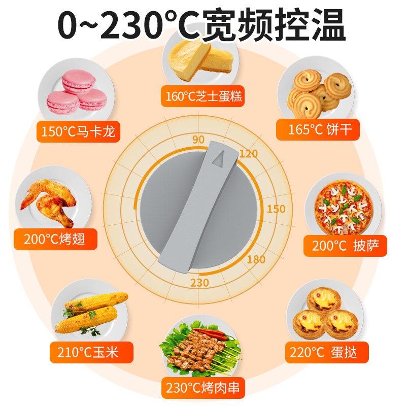 科顺家用烘焙小型烤蛋糕面包小烤箱 kesun电烤箱