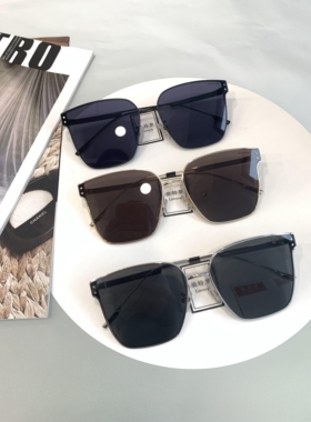 Latemon浪特梦许凯同款眼镜女金属太阳镜防紫外线墨镜女新款32057