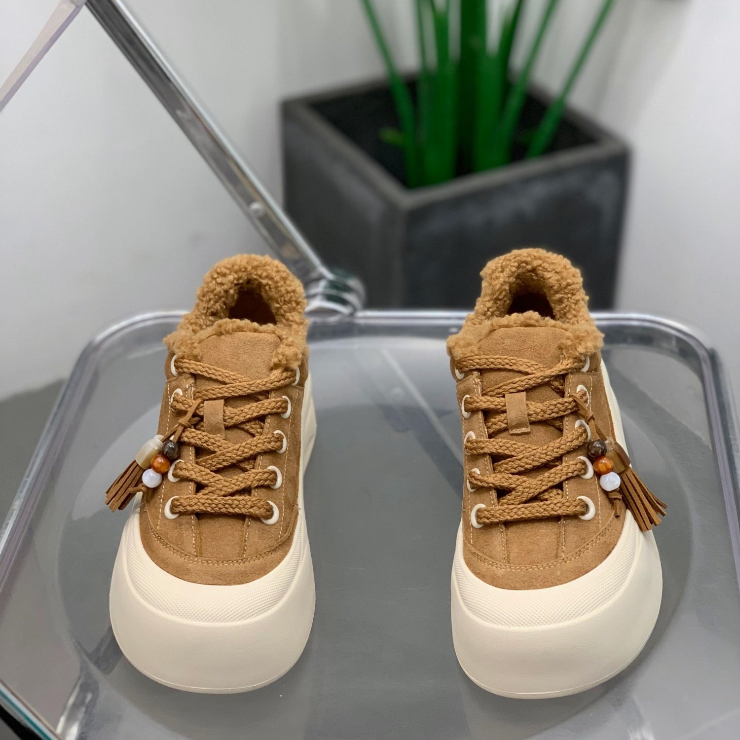 复古板鞋女2025年冬季加绒轻便保暖运动鞋厚底增高显瘦百搭休闲鞋,淘宝优惠券,粉丝福利购,淘宝优惠卷