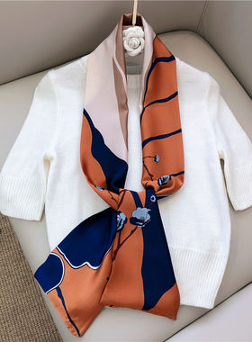 方巾项链吊坠女百搭围巾春秋冬季