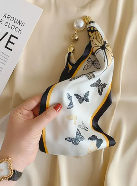 丝巾项链聚酯纤维女士百搭时尚