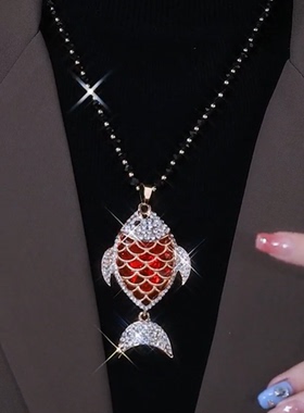 毛衣链圆珠链女百搭时尚