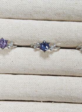 施家华子优雅时尚通勤活口戒指