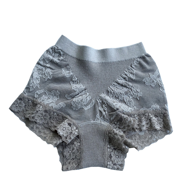 出口日单中腰一体成型收腹提臀性感蕾丝纯棉包臀女生甜美三角内裤,淘宝优惠券,粉丝福利购,淘宝优惠卷