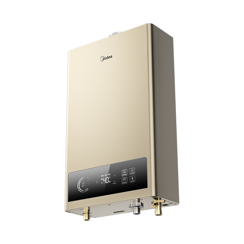 Midea/美的 JSQ22-RU1 摩卡金 大容量家用天然气热水器 - 图0