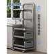 Kitchen storage rack trolley household