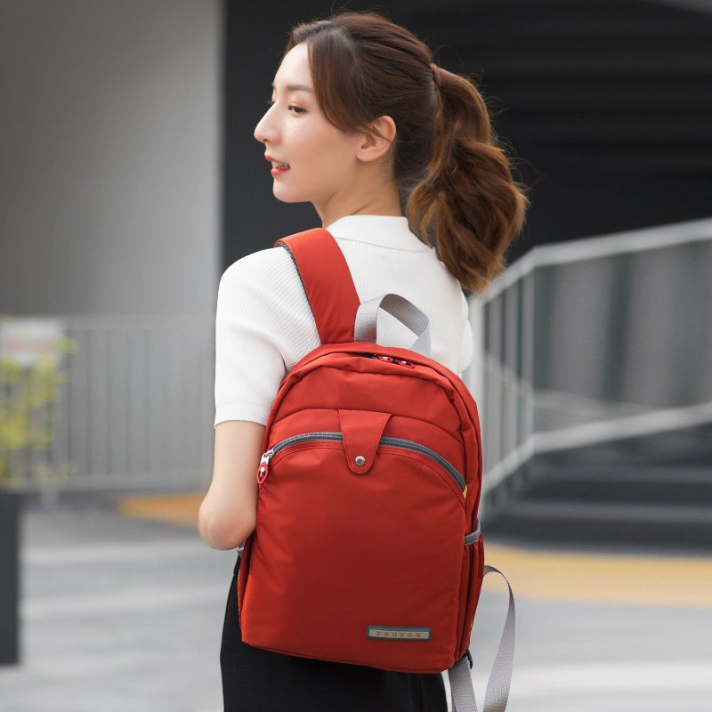 大容量电脑女2021新款牛津布双肩包 fouvor箱包双肩背包